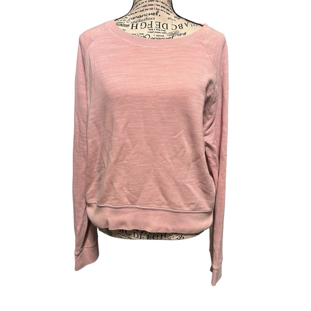 Vintage J.Crew Pullover Long Sleeve Blush Pink Barbie Core Y2K Hipster Academic